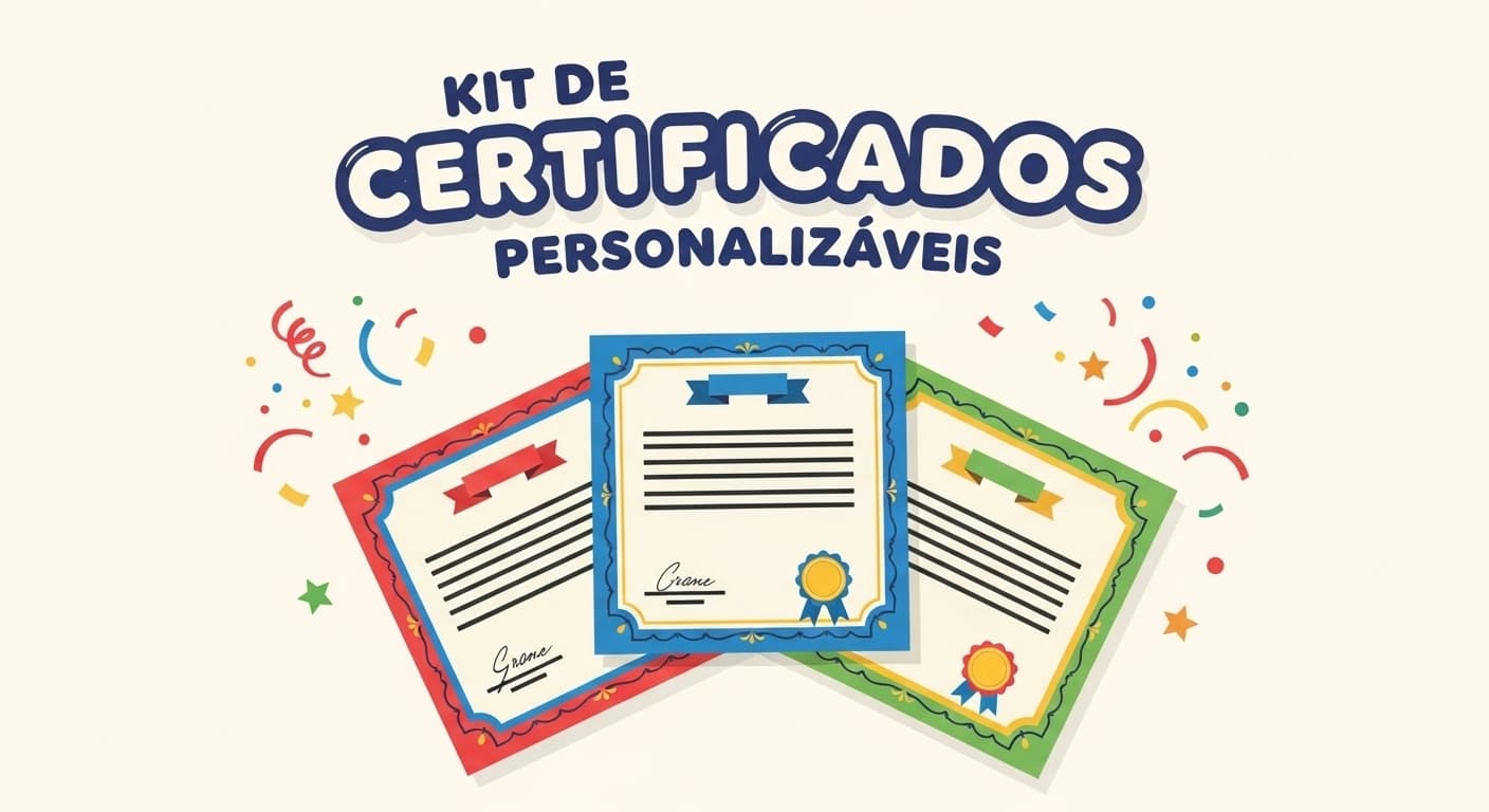 Kit de Certificados Personalizáveis